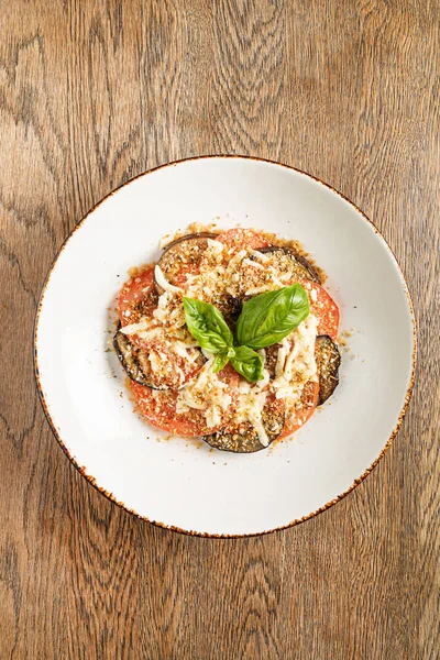 Carpaccio Légumes Sur Fond Bois — Photo