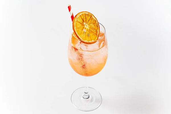 Cocktail White Background — Stock Photo, Image