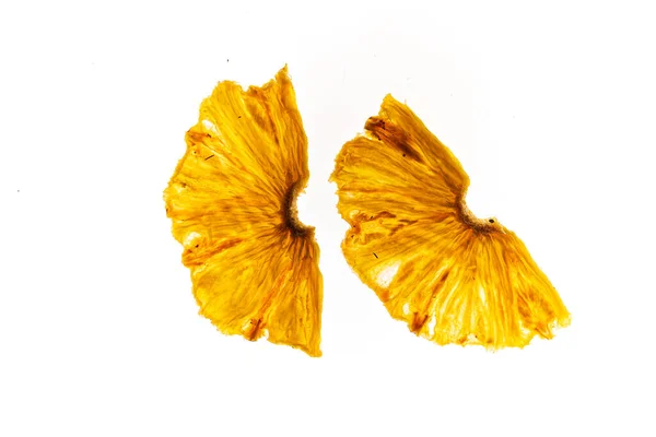 Fruit Chips Witte Achtergrond — Stockfoto