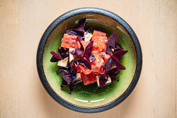 Keuken Heerlijke Salade Kom — Stockfoto