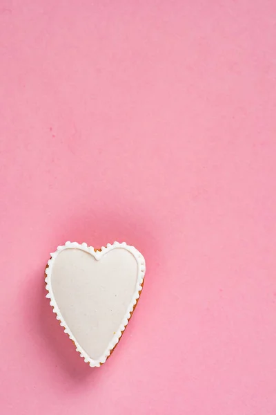 Galletas Forma Corazón Hechas Mano — Foto de Stock