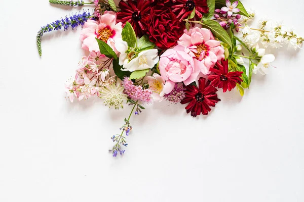 Mooie Bloemen Witte — Stockfoto