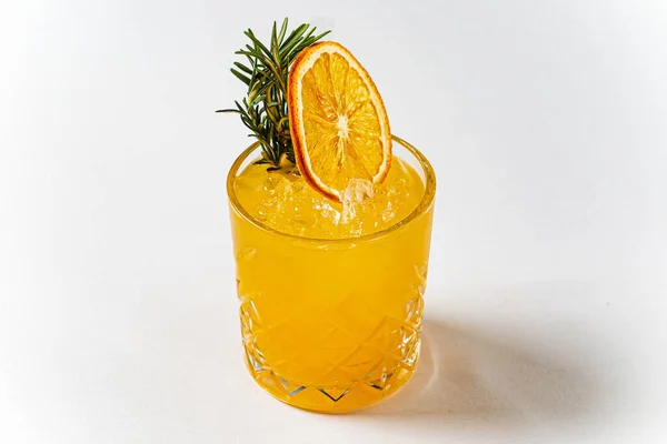 Cocktail White Background — Stock Photo, Image