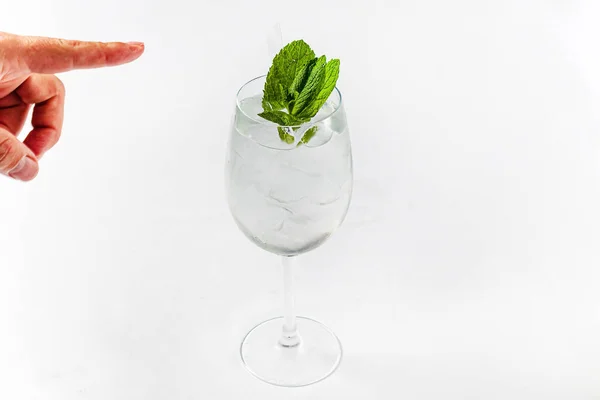 Cocktail White Background — Stock Photo, Image