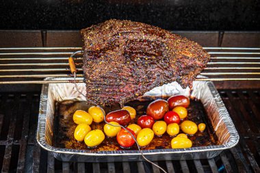 Izgara sebzeli ızgara et.