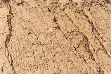 Çöldeki Kuru Toprağın Detayları - Doku / Desen