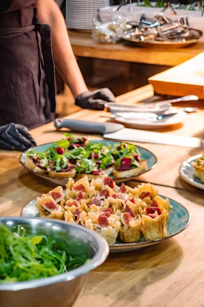 catering service in the restaurant