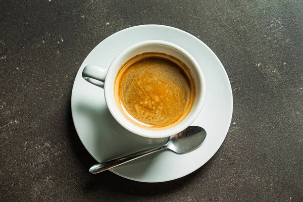 Cup Coffee Top View — Stock Photo, Image