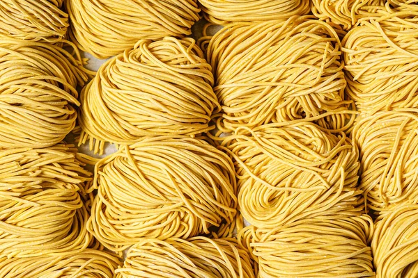 Fideos Crudos Caseros Para Ramen — Foto de Stock