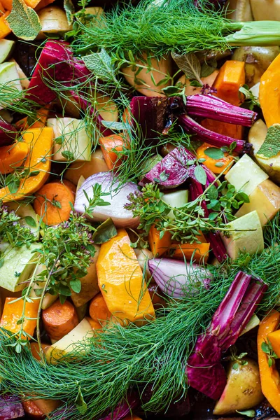 Свежие Органические Овощи Приготовления Пищи — стоковое фото