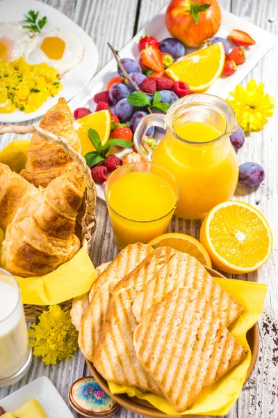 Healthy Breakfast Various Meal — Stock Photo, Image