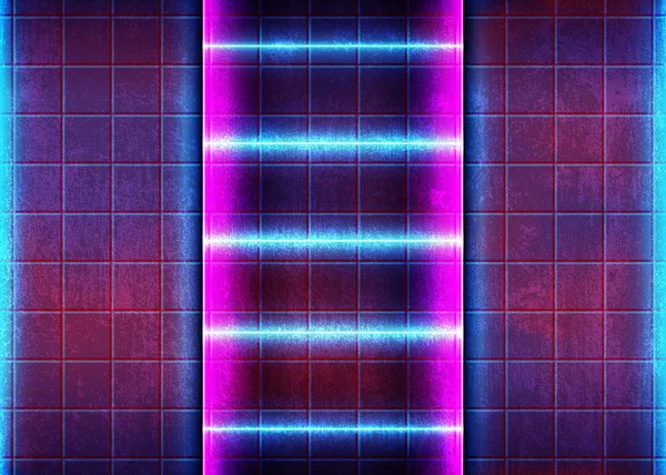 Résumé Fond lumineux avec des effets néon lumineux — Image vectorielle