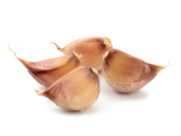 Knoblauch Isoliert Auf Weißem Hintergrund — Stockfoto