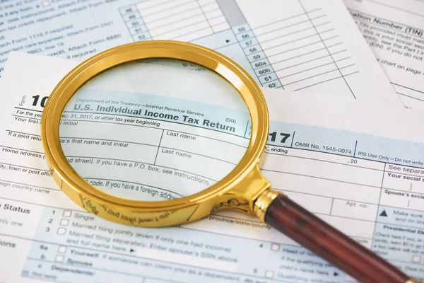 1040 Individual Income Tax Return Form — Stock Photo, Image