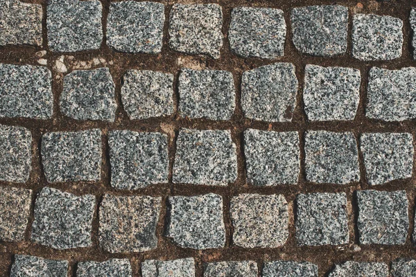 Background Old Cobblestone Pavement View — Stock Photo, Image