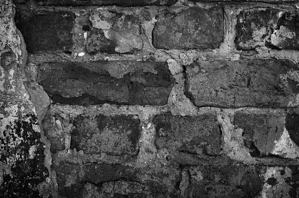 Old Weathered Brick Wall Plaster Grunge Texture Background — Stock Photo, Image