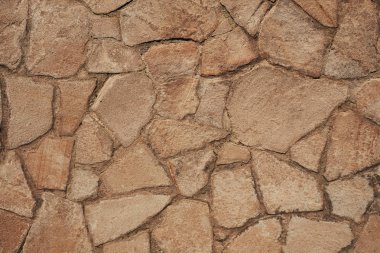 duvar ya da taştan yapılmış eski yol yıpranmış. Arka plan