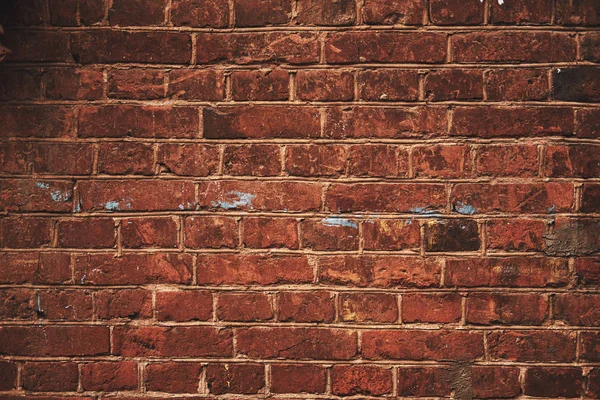 Tekstura Ściana Czerwonej Cegły Tło Grunge Projektowania Wnętrz — Zdjęcie stockowe