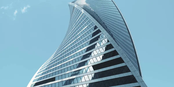 gökyüzünde modern binanın ayrıntı. gökdelen