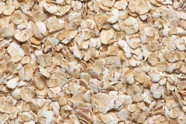 Pile Oatmeal Background Oat Flakes Texture Close — Stock Photo, Image