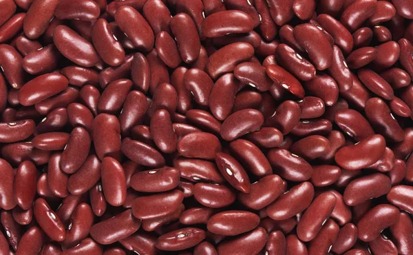 Primer Plano Del Fondo Frijoles Rojos Textura Alimenticia —  Fotos de Stock