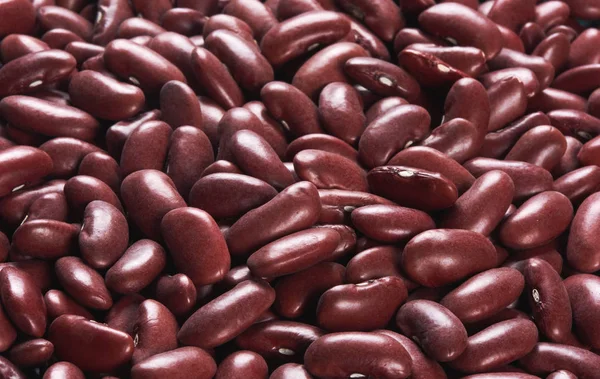 Kupie Czerwona Fasola Niegotowane Tekstury Zdrowe Jedzenie — Zdjęcie stockowe