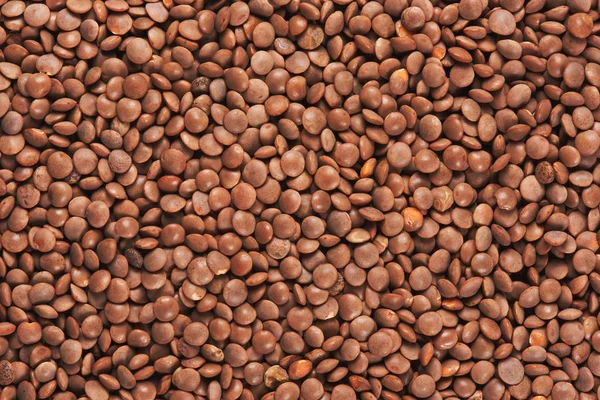 Raw Dry Lentils Background Close Food Texture — Stock Photo, Image