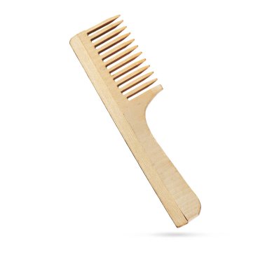 kırpma yolu ile beyaz arka plan üzerinde izole eski ahşap saç fırçası