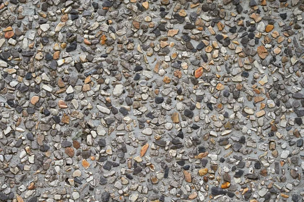 Βότσαλο Πέτρες Ένα Τσιμεντένιο Τοίχο Υφή Υπόβαθρο Για Σχεδιασμό Σας — Φωτογραφία Αρχείου