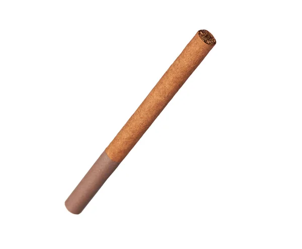 Cigarro isolado sobre fundo branco — Fotografia de Stock