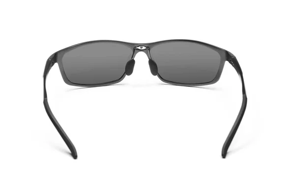 Чорні сонцезахисні окуляри ізольовані на білому тлі — стокове фото