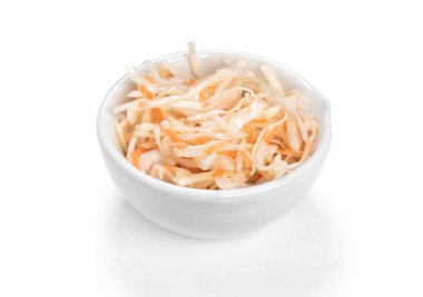 Sauerkraut. Salamura da salamura edilmiş doğranmış lahana
