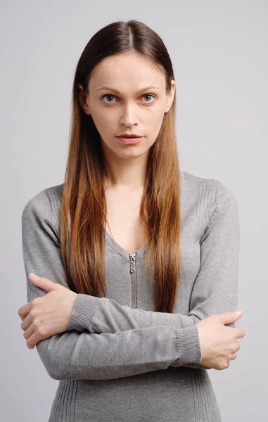 Schoonheid meisje portret van 30 jaar oude vrouw — Stockfoto