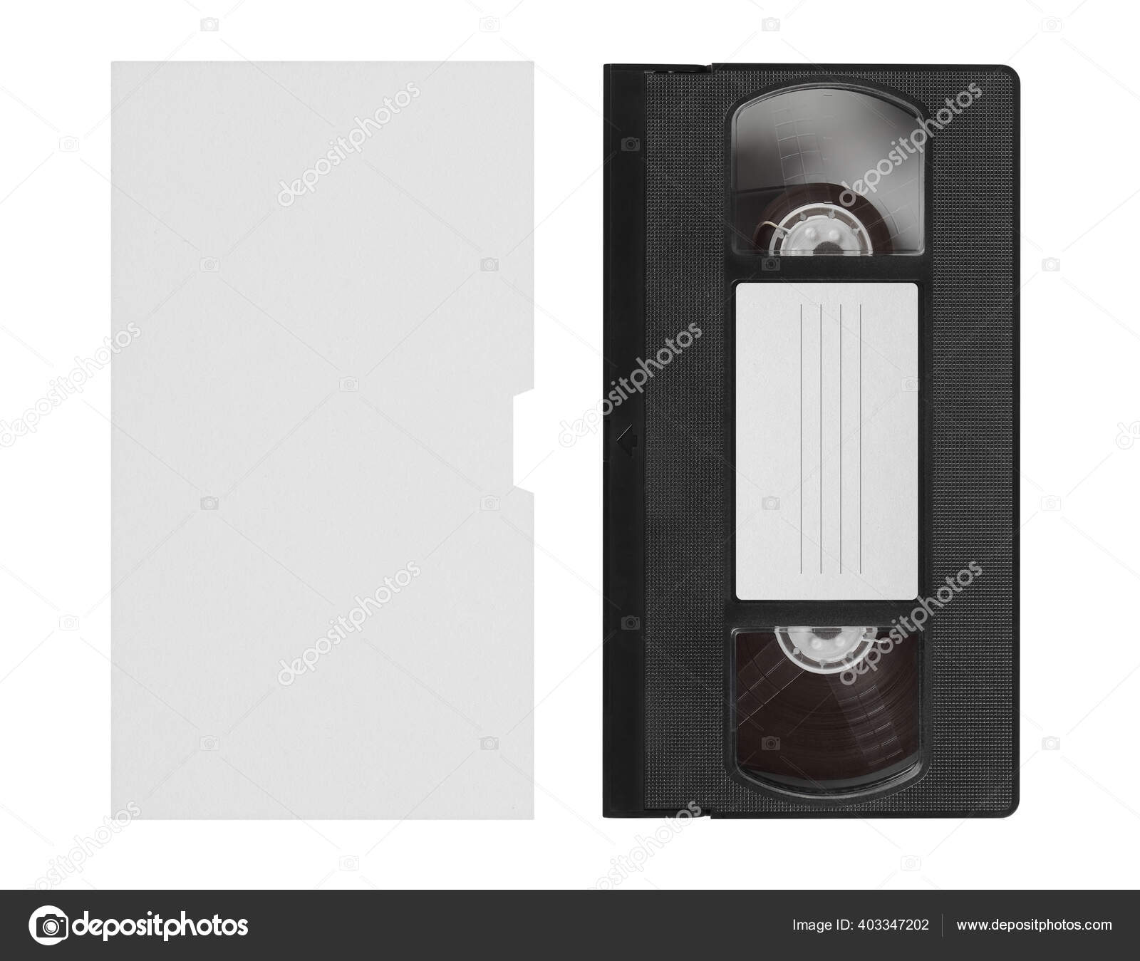 Простой Макет Видеокассеты Кассетная Коробка Копировальным.