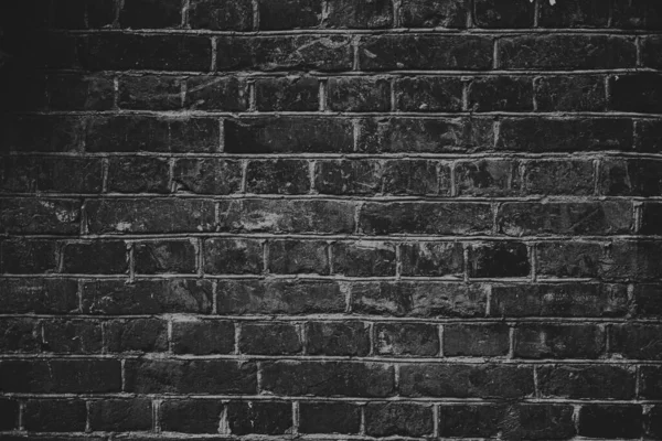 Grunge Mur Briques Noires Texture Fond — Photo