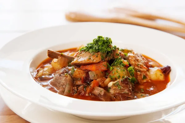 Stew with meat and vegetables