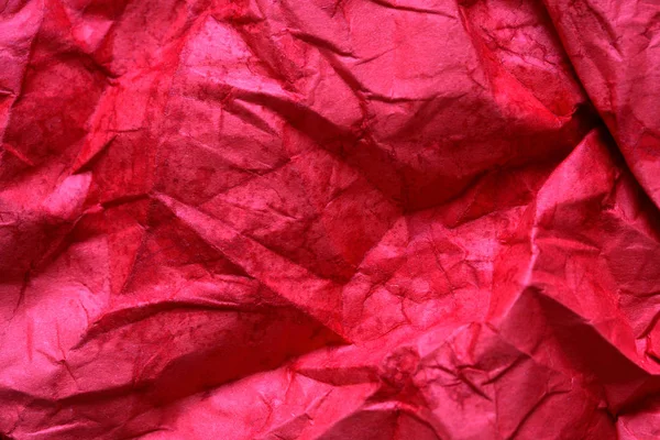 Nice Background Made Wet Red Paper Closeup — Stock Photo, Image