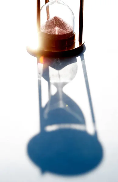 Hourglass Against Sunlight — Stock Photo, Image