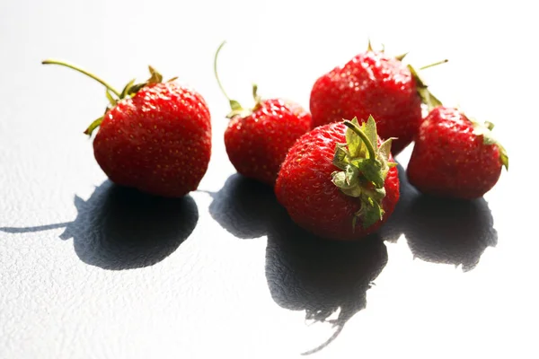 Erdbeerhaufen — Stockfoto