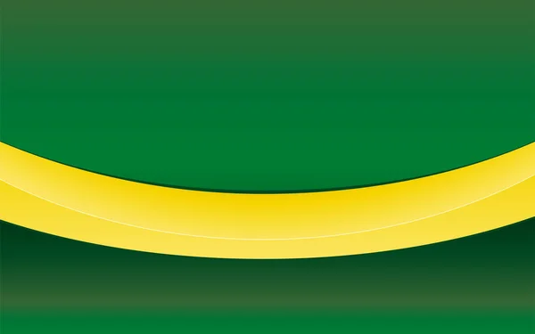 简单的抽象空绿色背景与明亮的黄色丝带 向量例证 图库矢量图片