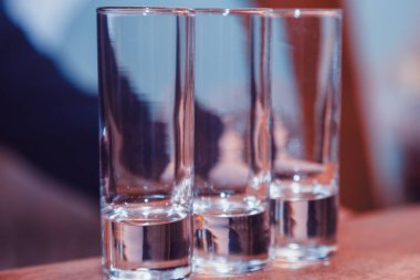 Boş atış çubuğunda. yakın çekim