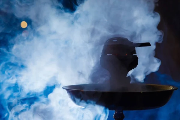 Krásný Kouř Misce Vodní Dýmky Detail — Stock fotografie