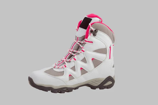 Cálidas Zapatillas Invierno Moda Para Adolescentes Aisladas Blanco — Foto de Stock