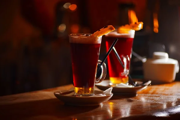 Alcohol Drinken Grog Hot Balk Cocktail — Stockfoto