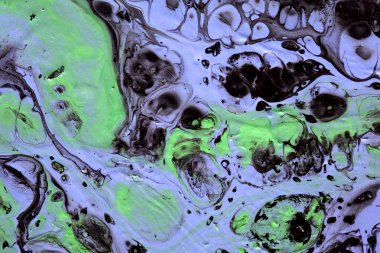 Soyut doku. Modern arka plan. Karışık siyah yeşil ve mavi pianting. Sanat sıvı. Poster, kart, davet için alışılmadık trendy arka plan. Çağdaş sanat.