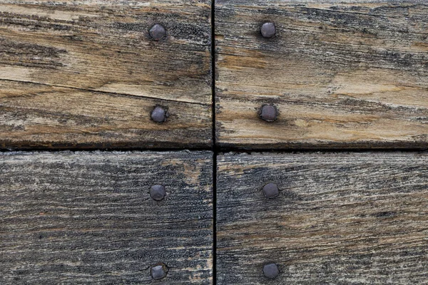 Staré dřevěné grunge dveře texturu — Stock fotografie