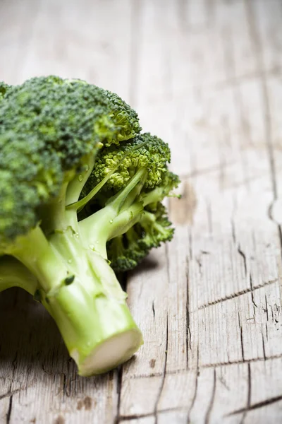 Färsk grön ekologisk broccoli. — Stockfoto