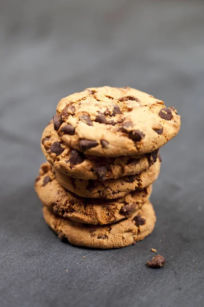 Fresh baked chokolate cookies — Stock Photo, Image