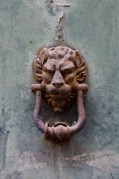 Стародавні італійські дзвони у формі лева.. — стокове фото