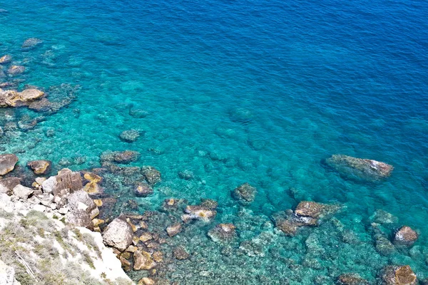 Widok Wyspy Tremiti Przegląd Kamiennego Wybrzeża Wyspa San Domino Włochy — Zdjęcie stockowe